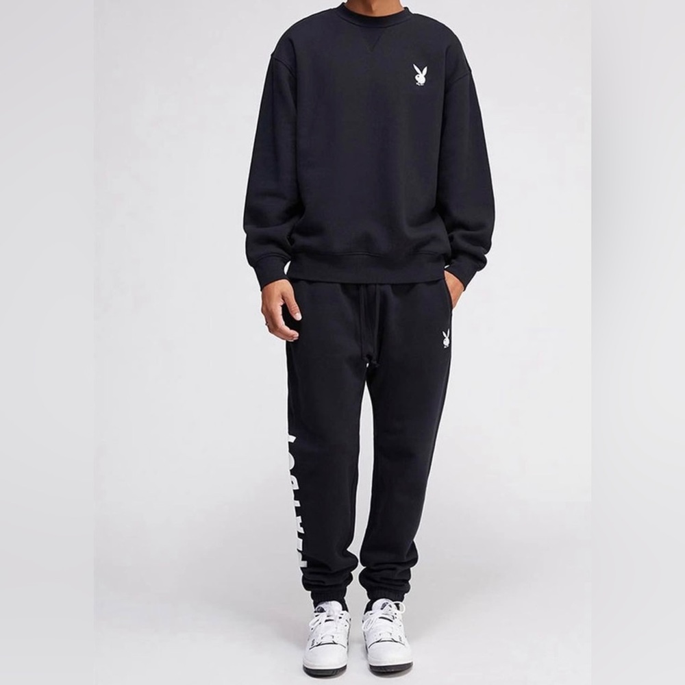 Men’s playboy sweat-pant set